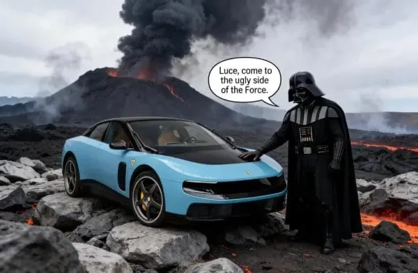 Всички не харесват Ferrari Luce: Мемета взривиха мрежата