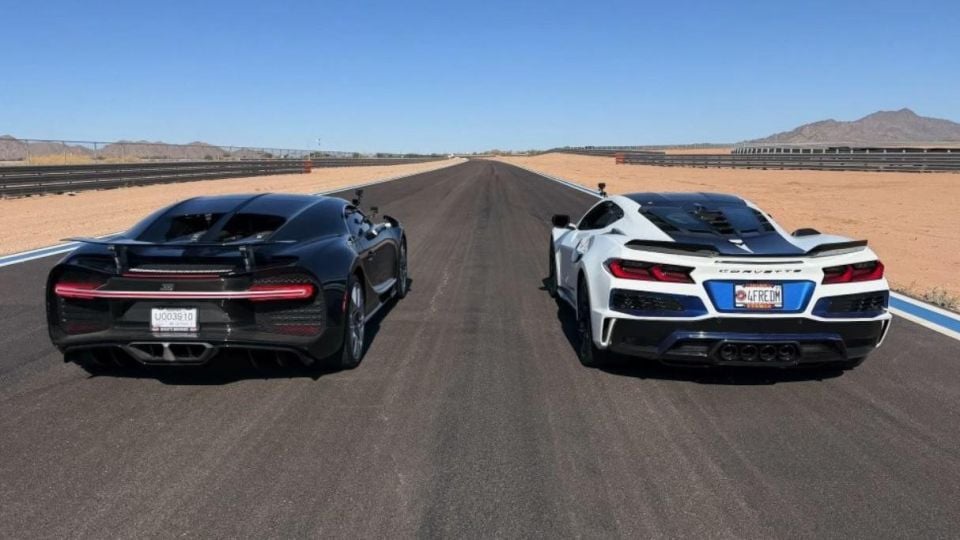 Подборка от зрелищни кадри: Bugatti загуби от по-слаба кола и почти 20 пъти по-евтина