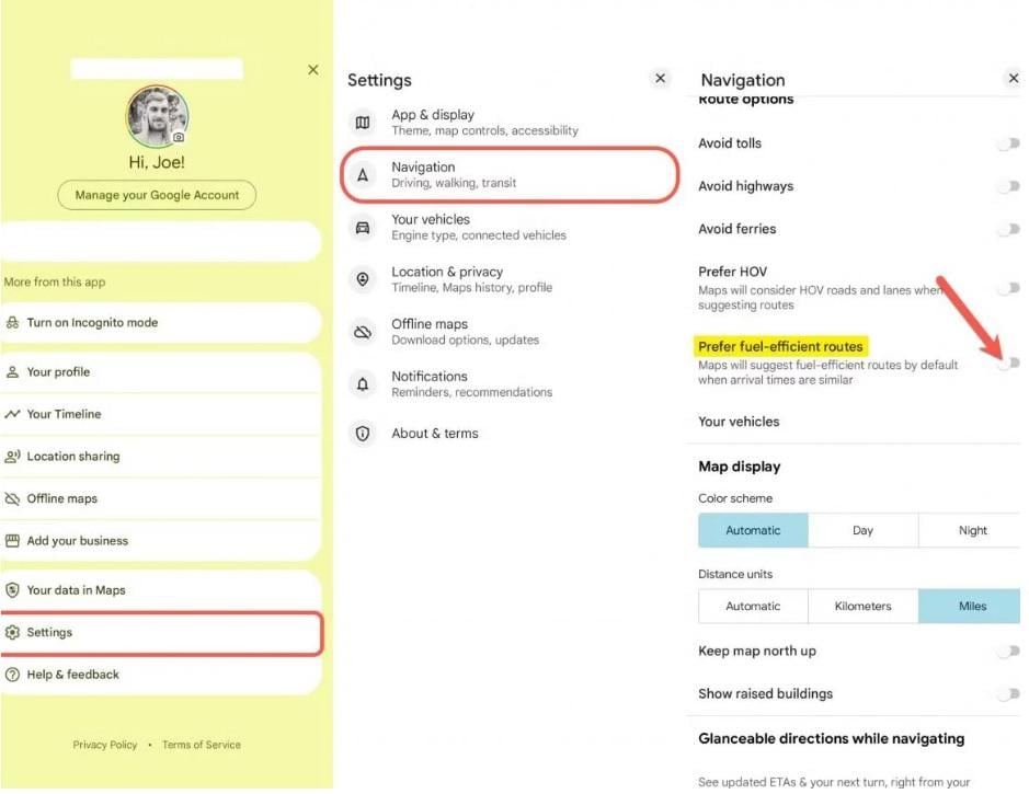 Google Maps по подразбиране използва най-бавния маршрут: как да го промените
