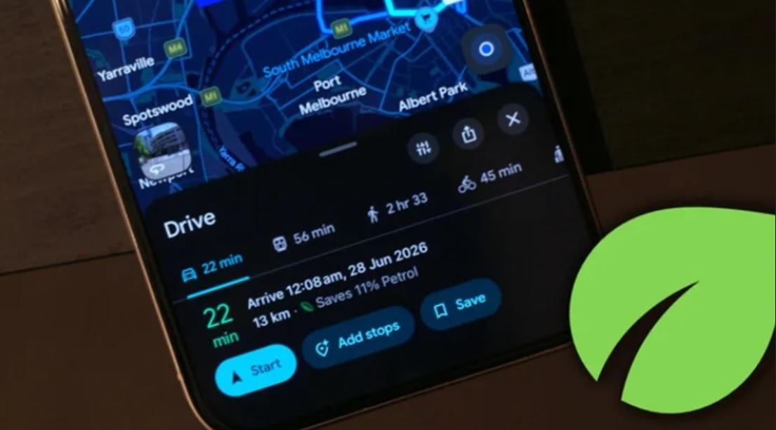 Какво e значението на символа със зеленото листо в Google Maps