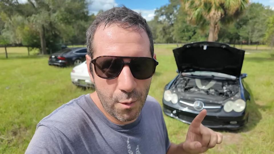 Блогър от Флорида купи Mercedes-Benz SL 600 за 4100 долара, но откри сериозни проблеми след това