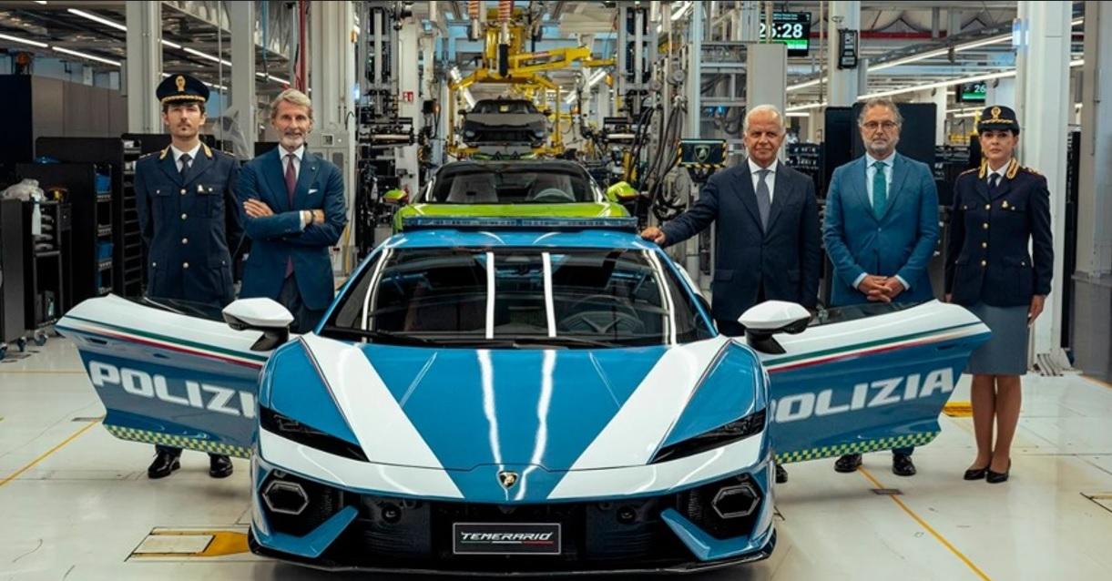 Lamborghini пусна модела Temerario за полицията, развива скорост от 343 км/ч
