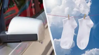 Защо в Германия слагат чорапи на огледалата на колата през нощта?
