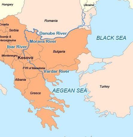 Уникална река на Балканите! Влива се в две морета
