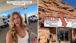 Туристи се оказаха тотално неподготвени за това, което видяха на бензиностанция в Америка ВИДЕО