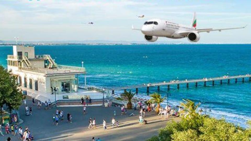 „България Еър“ стартира полетите по линията София – Бургас – София от 20 юни