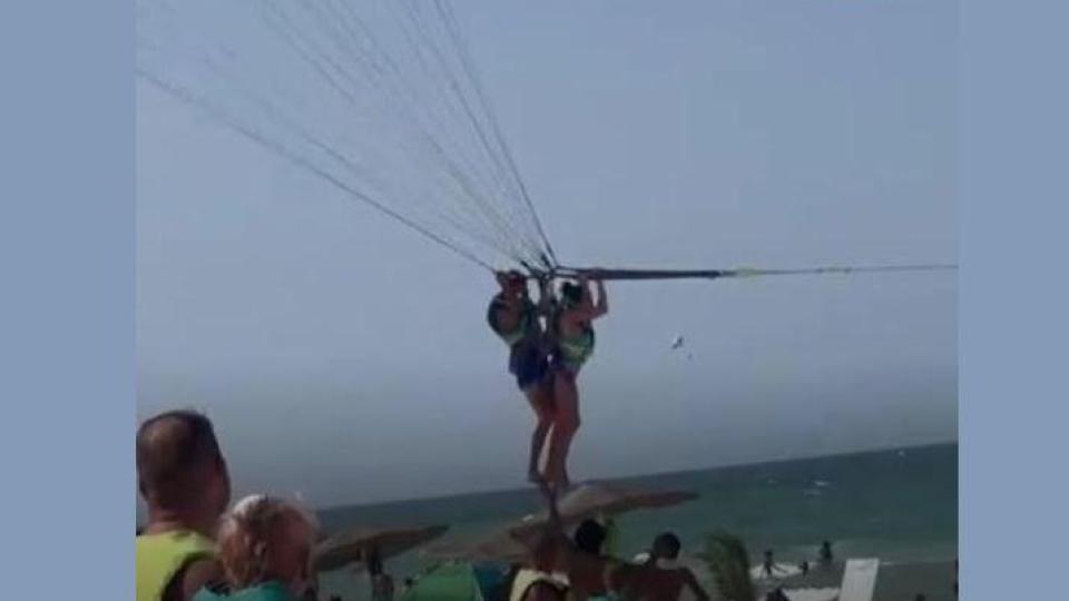 Туристка в Тунис: Бях сексуално насилена във въздуха по време на парасейлинг Видео