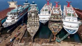 Гробище за круизни кораби - където някои от най-големите съдове "загинаха" заради COVID-19