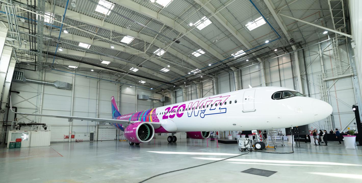 Wizz Air представи 250-ия си самолет