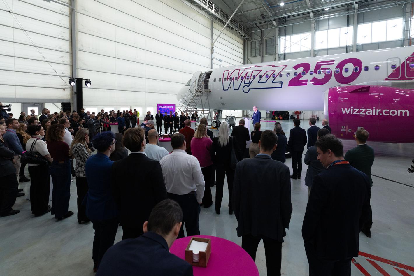 Wizz Air представи 250-ия си самолет