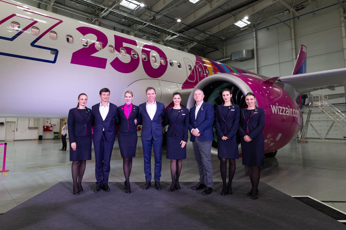 Wizz Air представи 250-ия си самолет