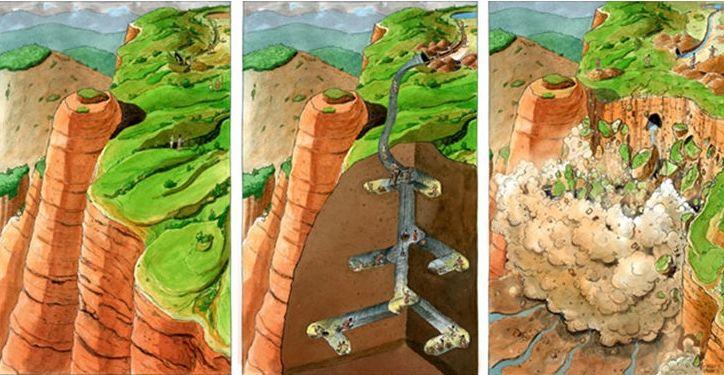 Лас Медулас: Планини, "изядени" от лабиринти и кухини