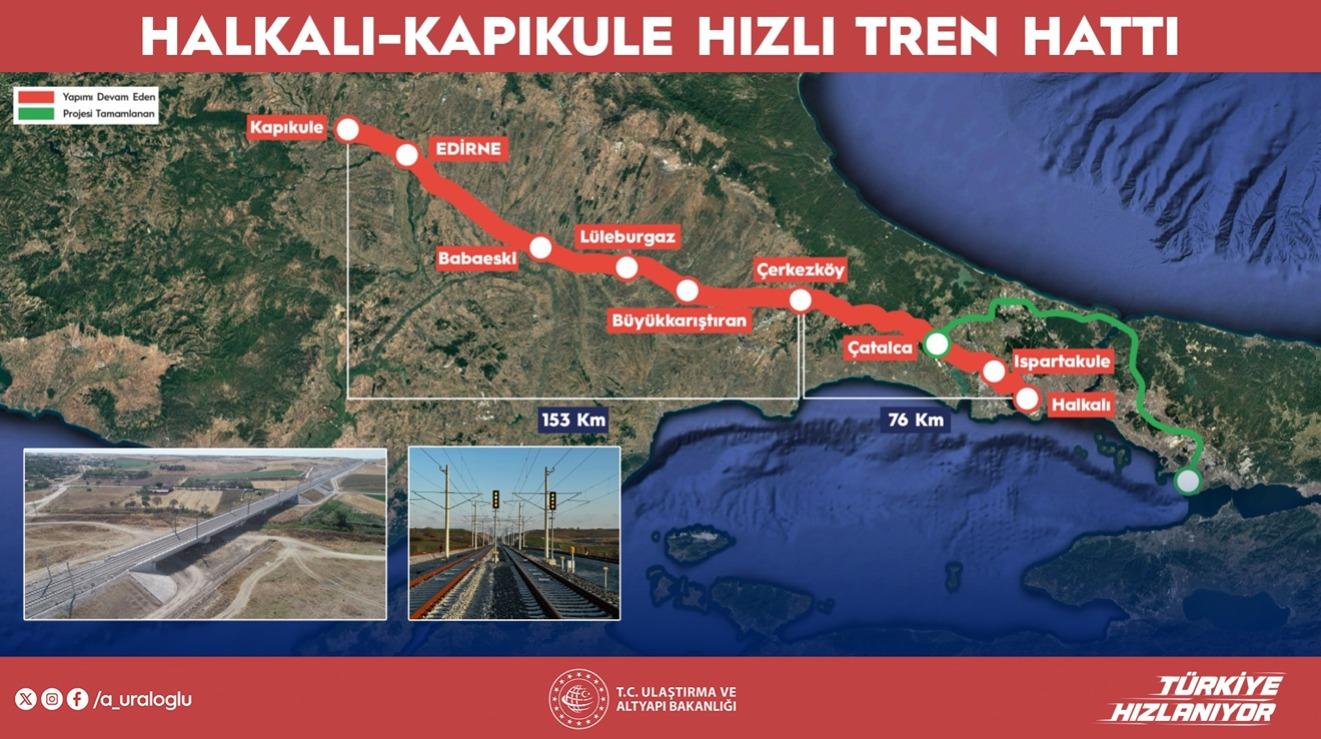 Високоскоростният влак на Турция достига границата с България - кога ще го усетим?
