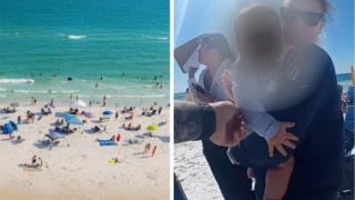 Родители зарязаха над час бебето си само на плажа в жегата, последвалото е още по-възмутително