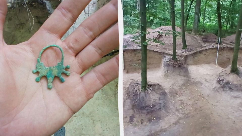Археолози откриха гробове от XII век и ценни бижута край Киев Снимки