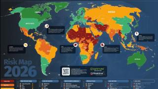 Карта на риска за 2026 г.: Кои са най-опасните и най-сигурните места за пътуване