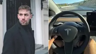 Ергенът Виктор подкара Тесла за 100 бона Снимки