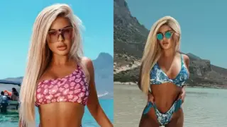 Вампирски ритуал: Андреа си инжектира кръв за красота Снимка