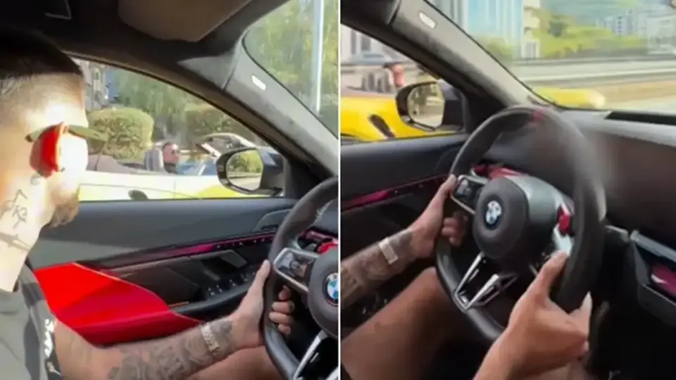 Поредно авто безумие: Опасно Видео с Константин и Емрах скандализира мрежата