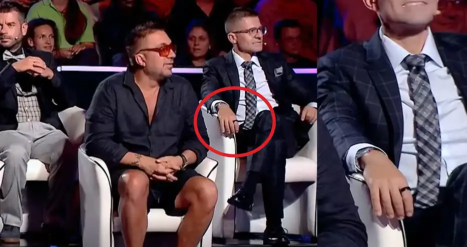 Андрей Арнаудов се появи в ефир с мистериозен пръстен Снимка