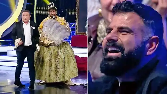 Азис влезе като Крал в "Капките", а мъжът му от първия ред го...