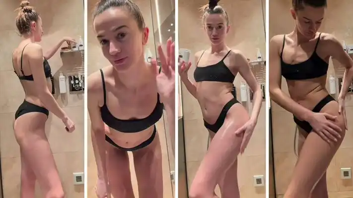 Дениз Хайрула сподели видео по бельо от банята Снимки
