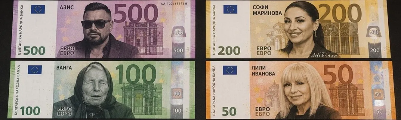 От Ружа Игнатова до Ванга: Как може да изглеждат новите евробанкноти