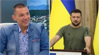 След Путин, Крум Савов откри и „Зеленски“ по родното Черноморие Снимка