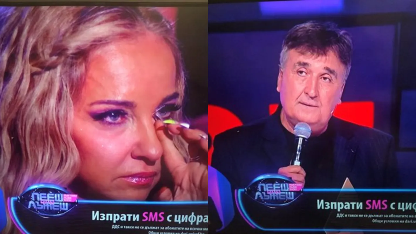 Алекс Раева обляна в сълзи след думите на Веселин Маринов в "Пееш или лъжеш"