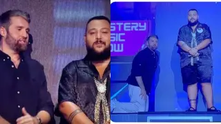 Дънди падна на колене пред мъж в "Пееш или лъжеш", Рачков го скастри